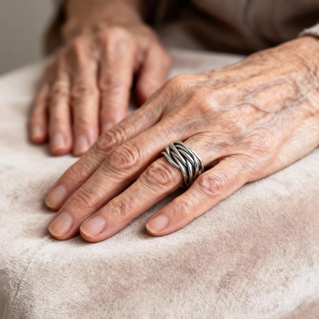 Adjustable Silver Multi Band Ring Susan Rose Jewelry