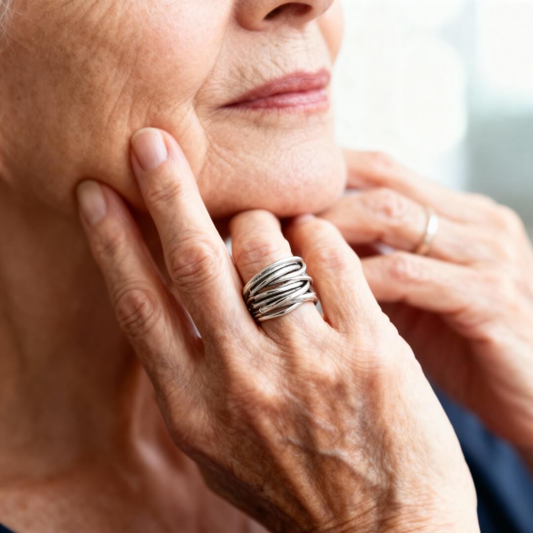 Adjustable Silver Multi Band Ring Susan Rose Jewelry