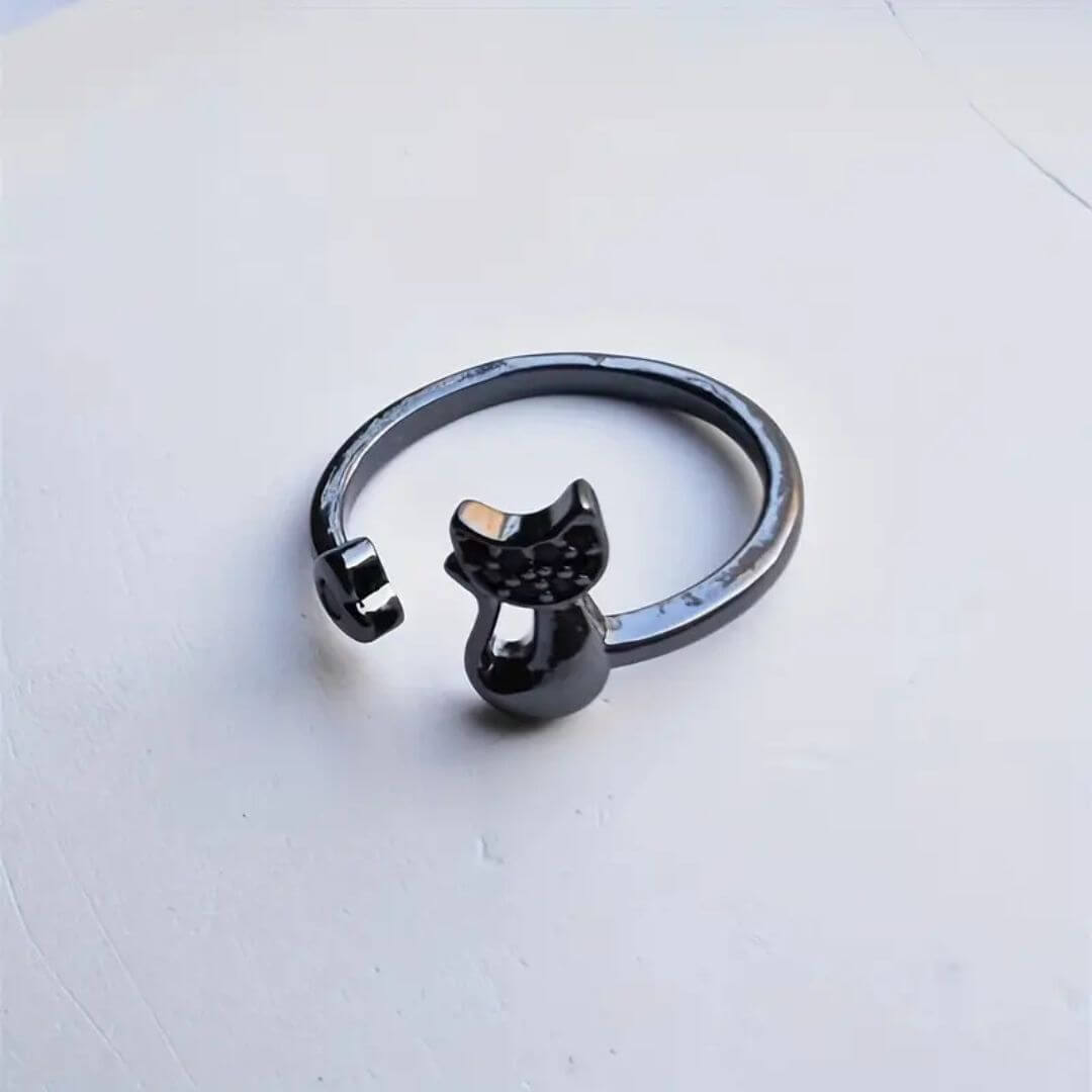 Adjustable Cat Ring Rose Gold - Diane Jewelry