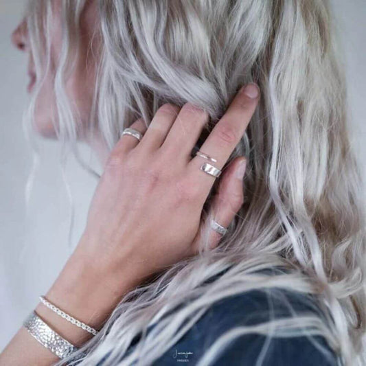 Minimalist Open Silver Ring - Diane Jewelry