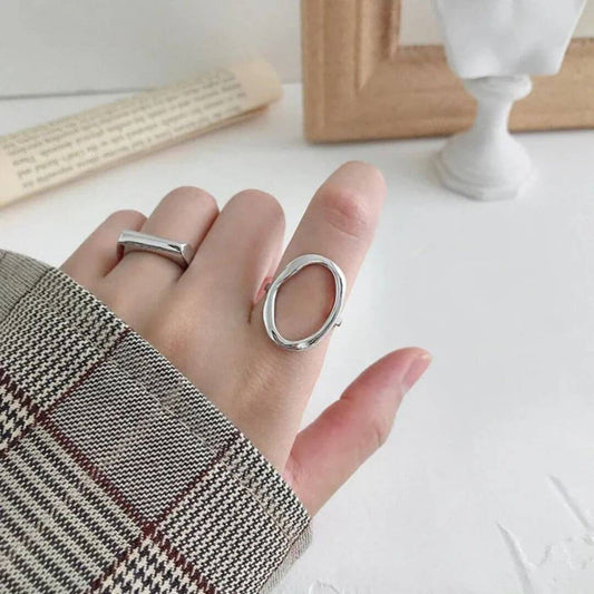 Open Circle Minimalist Ring - Diane Jewelry