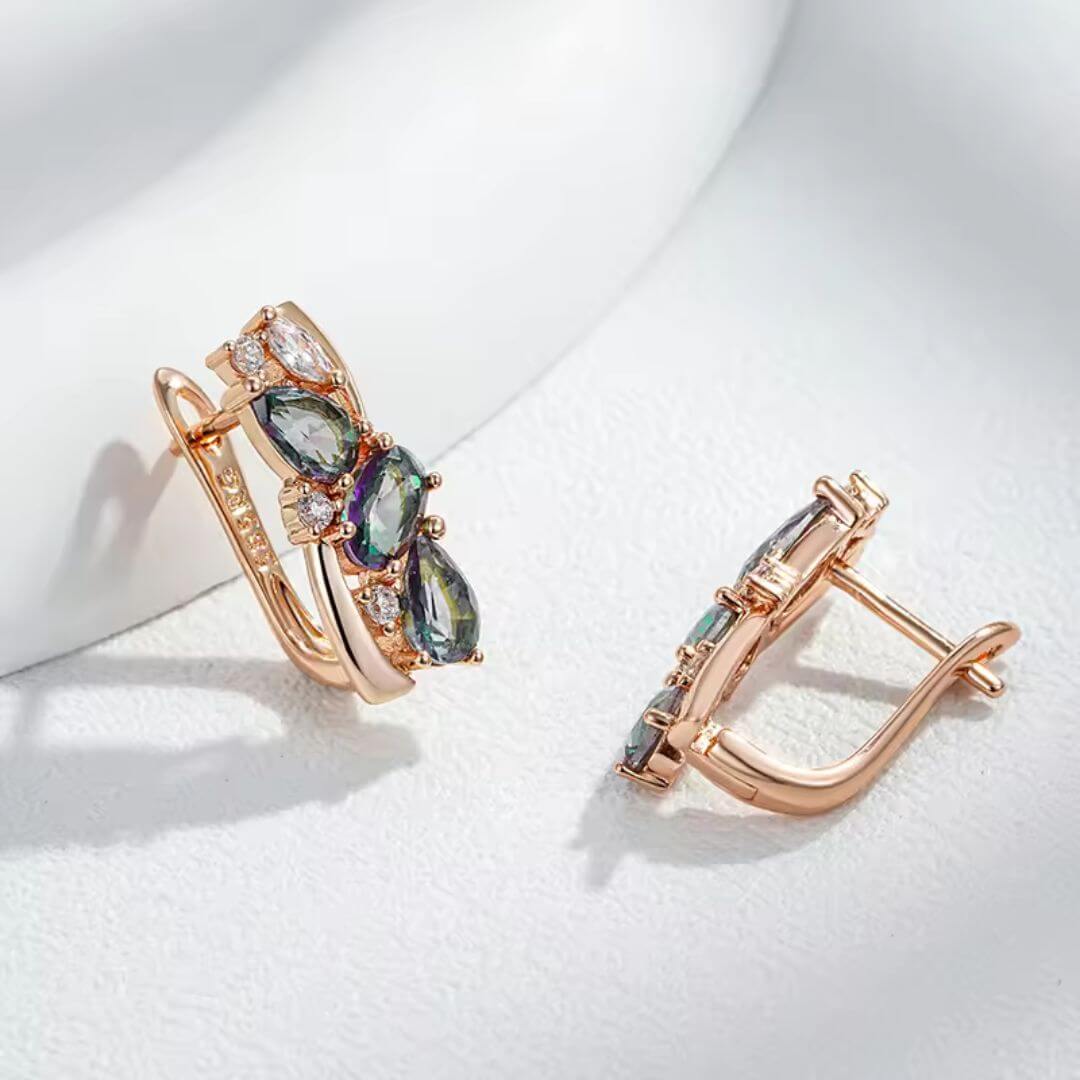 Mystic Topaz Crystal Earrings - Diane Jewelry