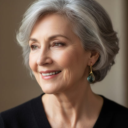 Aquamarine Teardrop Dangle Earrings Susan Rose Jewelry