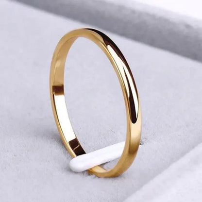 Classic Gold Polished Band Ring Diane Jewelry
