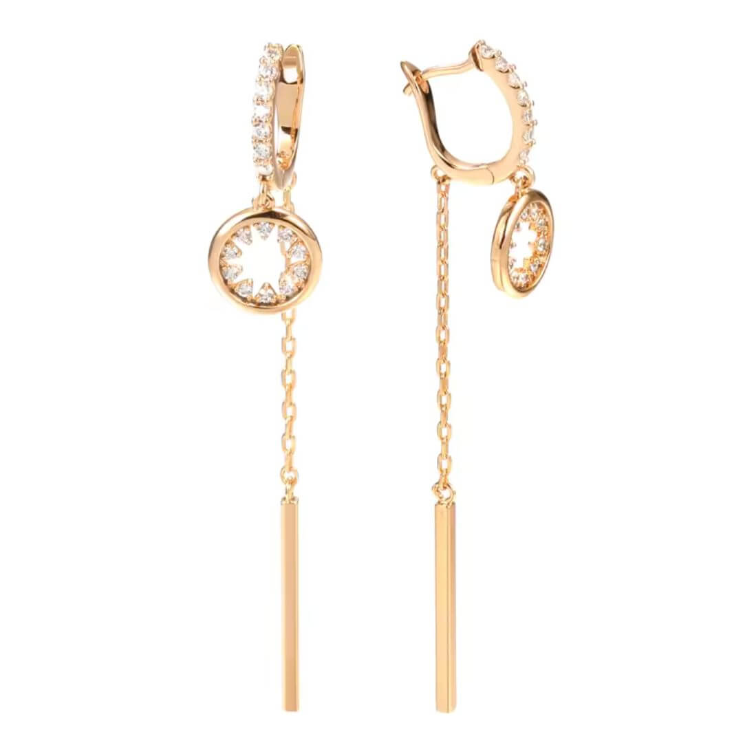 Drop Earrings with Crystal Accents - Diane Jewelry