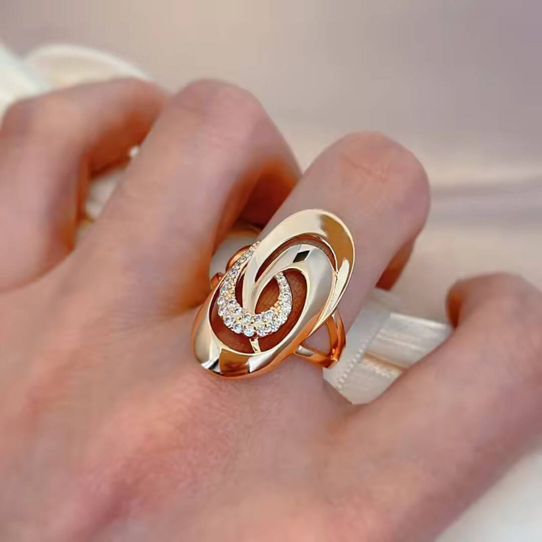 Gold Statement Ring for Women - Diane Jewelry