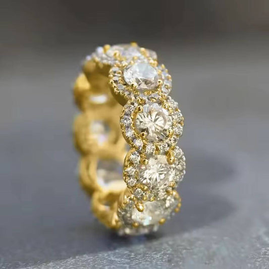 Full Circle Diamond Band Ring - Diane Jewelry