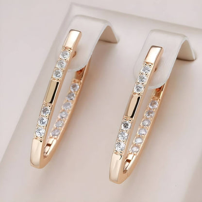 Gold Diamond Hoop Earrings Emma & Noah Jewelry