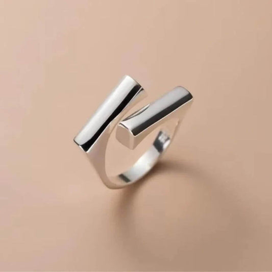 Sterling Silver Open Bar Ring - Diane Jewelry