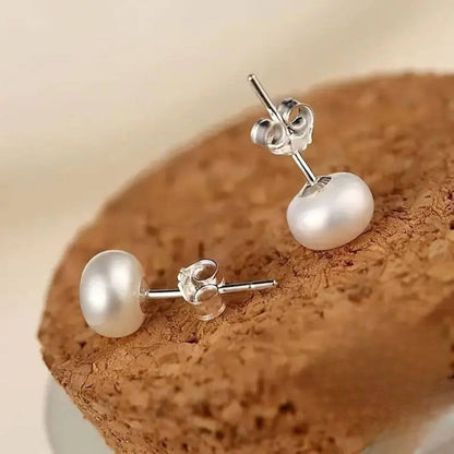 Classic White Pearl Earrings Set - Diane Jewelry