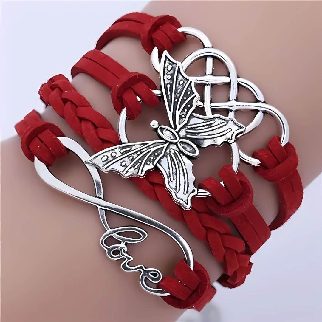 Butterfly Infinity Love Bracelet Women - Diane Jewelry
