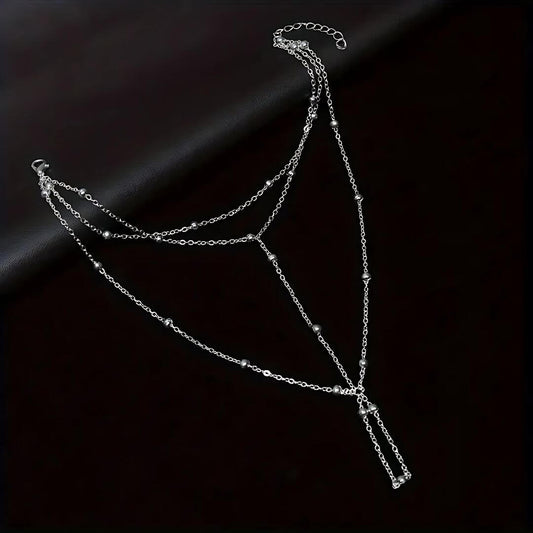 Gold Barefoot Sandal Anklet Set - Diane Jewelry