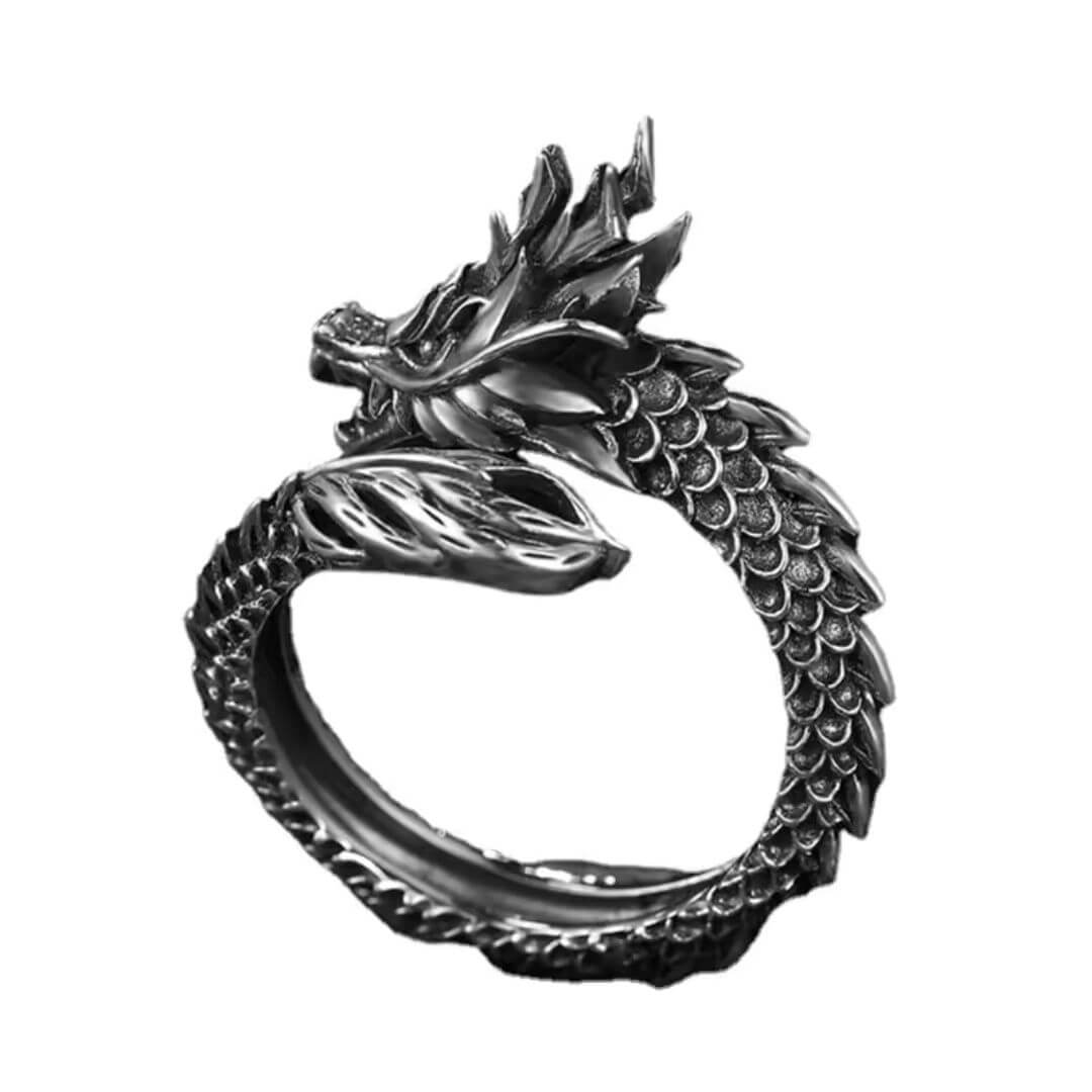 Galaxy Dragon Adjustable Statement Ring - Diane Jewelry