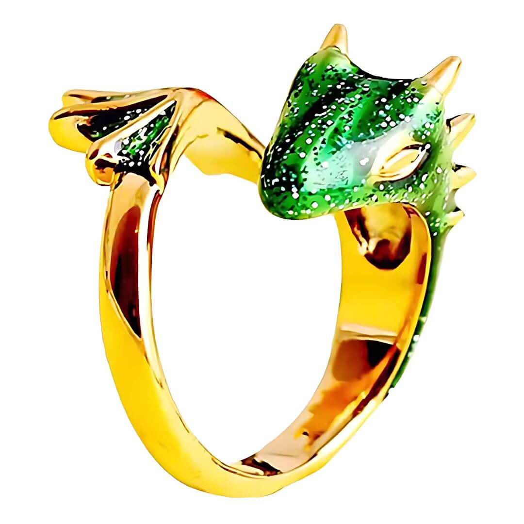 Galaxy Dragon Adjustable Statement Ring - Diane Jewelry