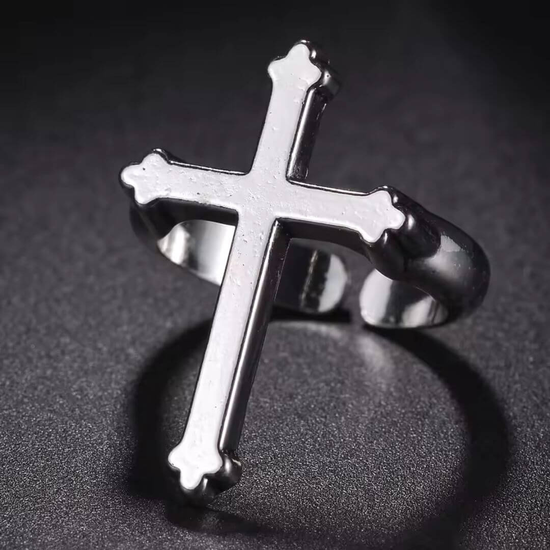 Silver Angel Wings Adjustable Ring - Diane Jewelry