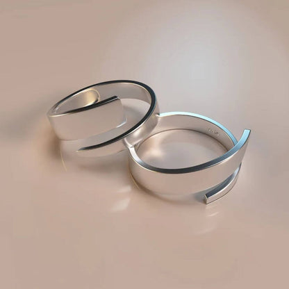 Minimalist Open Silver Ring - Diane Jewelry