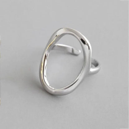 Open Circle Minimalist Ring - Diane Jewelry