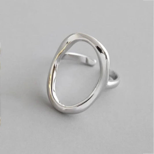 Open Circle Minimalist Ring - Diane Jewelry