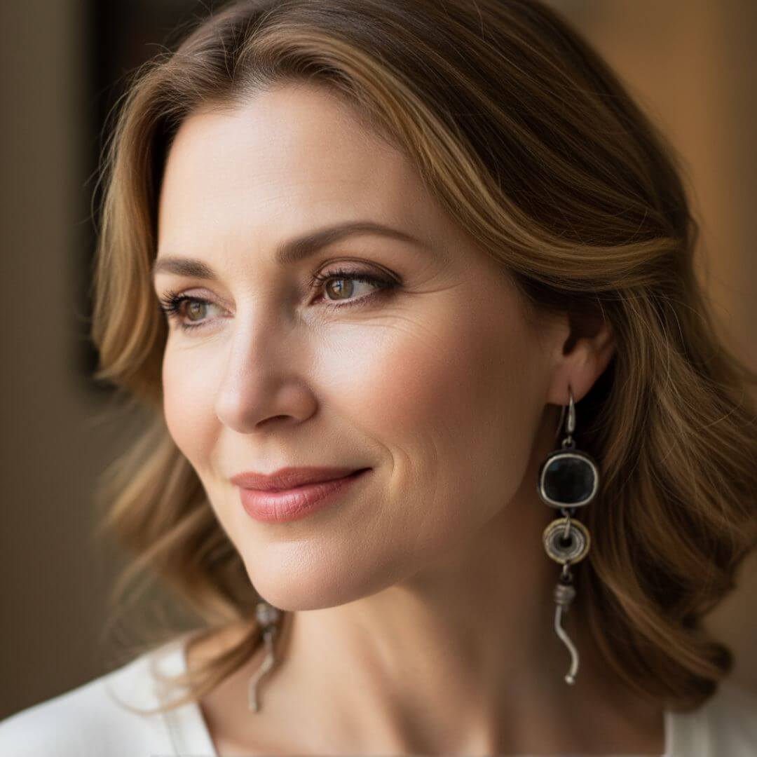 Artisan Mixed Metal Dangle Earrings Emma & Noah Jewelry