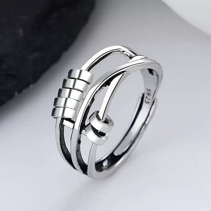 Sterling Silver Modern Stack Ring - Diane Jewelry