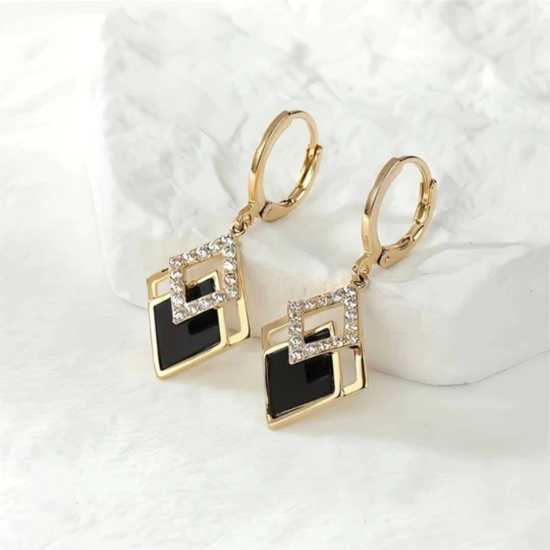 Elegant Square Drop Earrings Women - Diane Jewelry