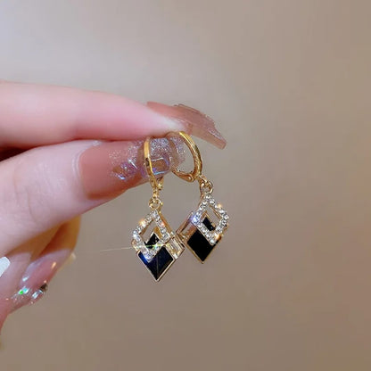 Elegant Square Drop Earrings Women - Diane Jewelry