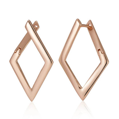 Geometric Gold Statement Drop Earrings - Diane Jewelry