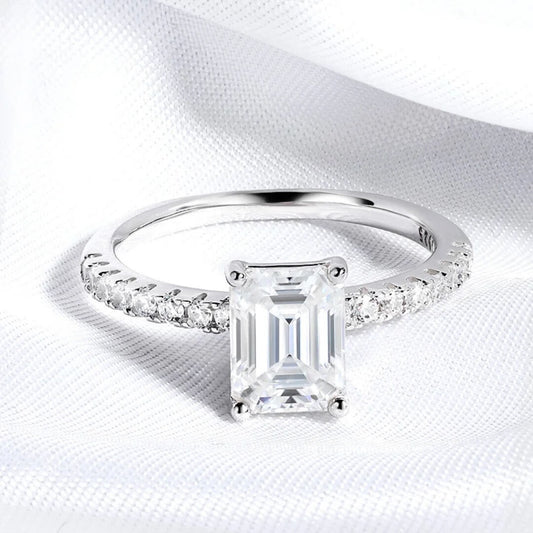 Timeless Emerald Cut Sparkle Ring - Diane Jewelry