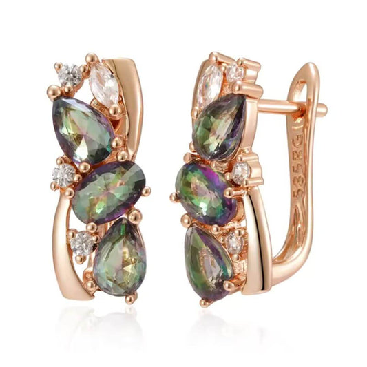 Mystic Topaz Crystal Earrings - Diane Jewelry