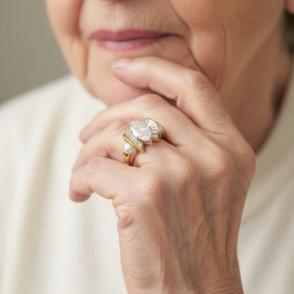 Diamond Gold Cocktail Ring Susan Rose Jewelry