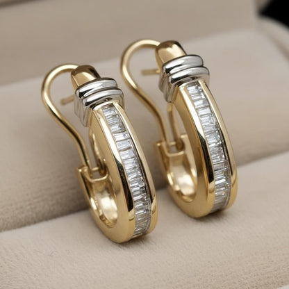 Elegant Gold Huggie Earrings Susan Rose Jewelry