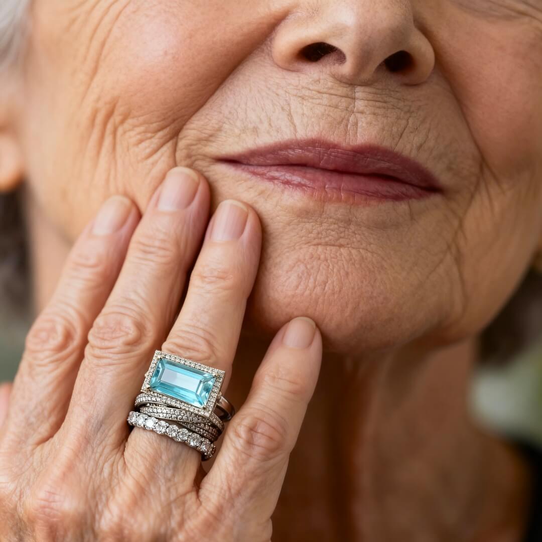 Luxury Baguette Diamond Ring Set Susan Rose Jewelry