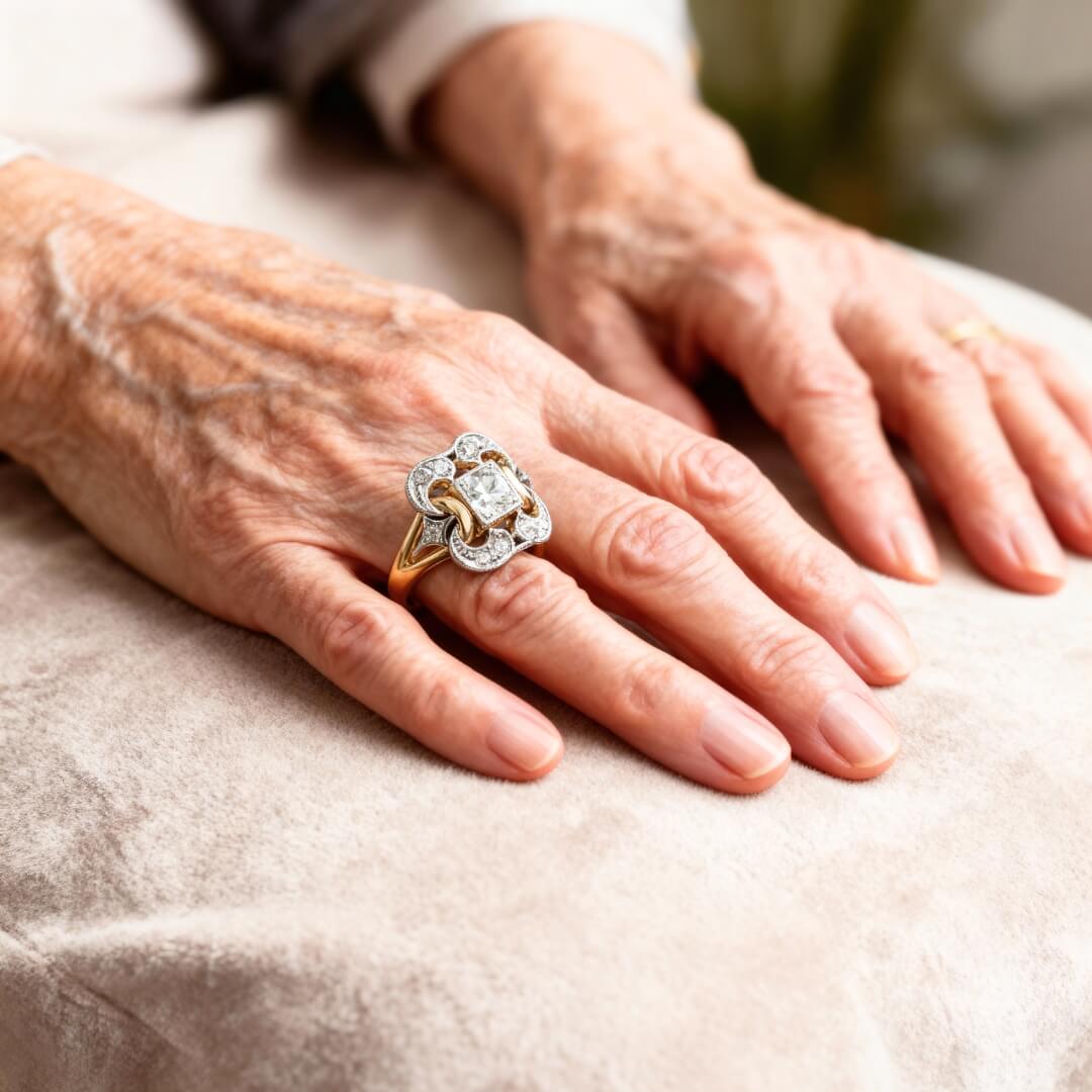 Vintage Art Deco Diamond Ring Susan Rose Jewelry