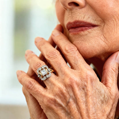 Vintage Art Deco Diamond Ring Susan Rose Jewelry